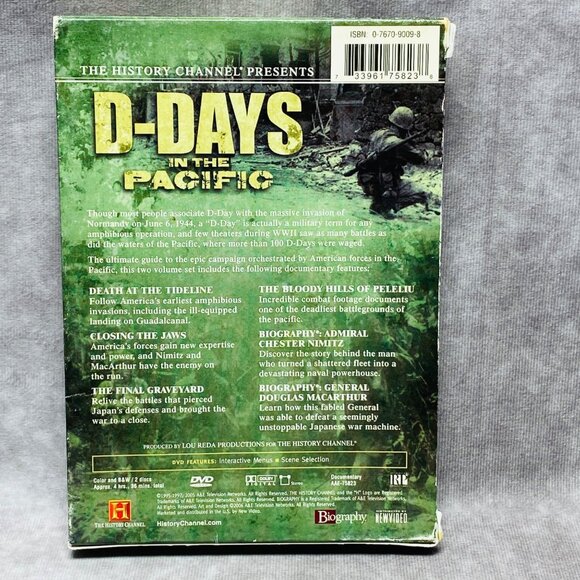 History Channel WWII DVD Set: Unsung Heroes & D-Days In The Pacific - Picture 7 of 7